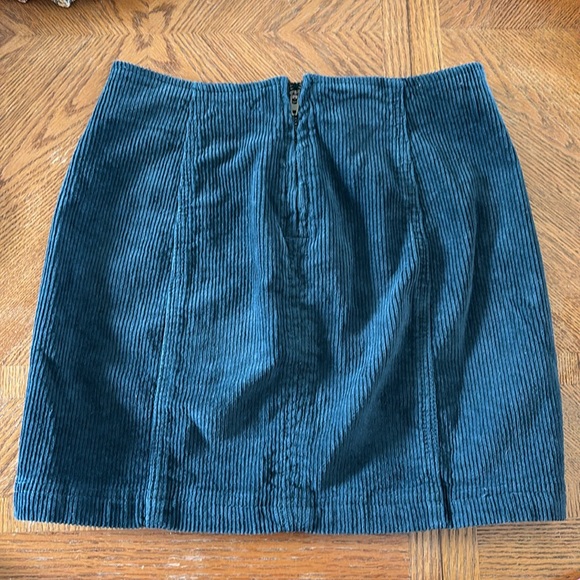 PacSun Blue corduroy skirt size 24 - Picture 3 of 3
